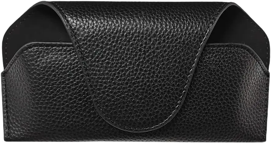 

Sunglass Holder for Car Visor, Leather Sun Visor Glasses Storage Case with Magnetic Closure, Soft