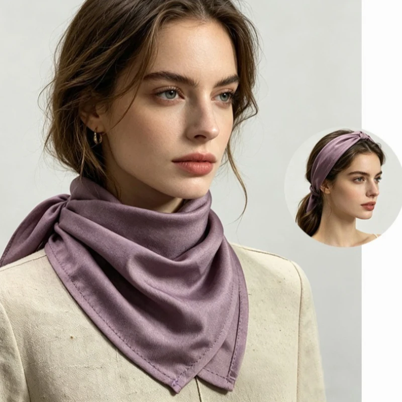S/L Electromagnetic Radiation Protective 50% Silver Fiber Fabric Scarf 5g Communication, Monitoring Room EMR Shielding Scarfs
