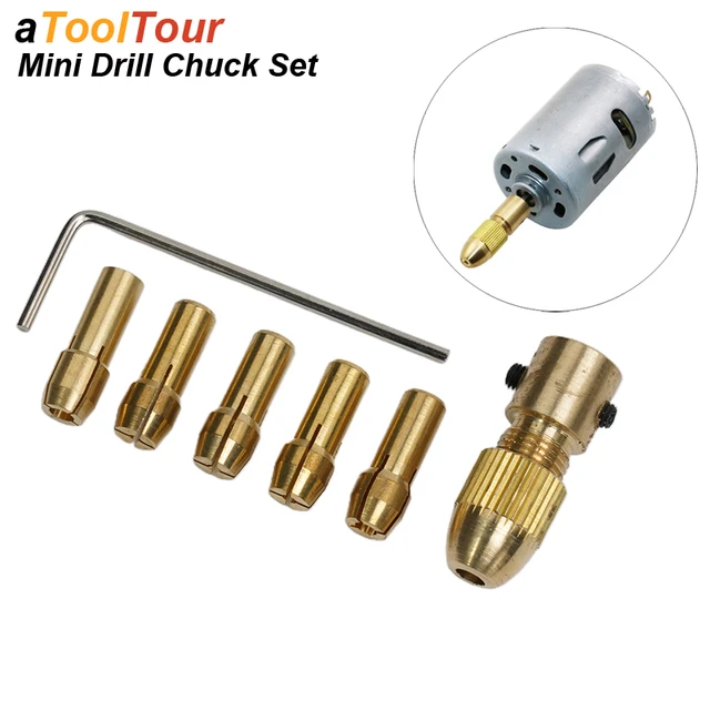 Mini drill chuck set sale