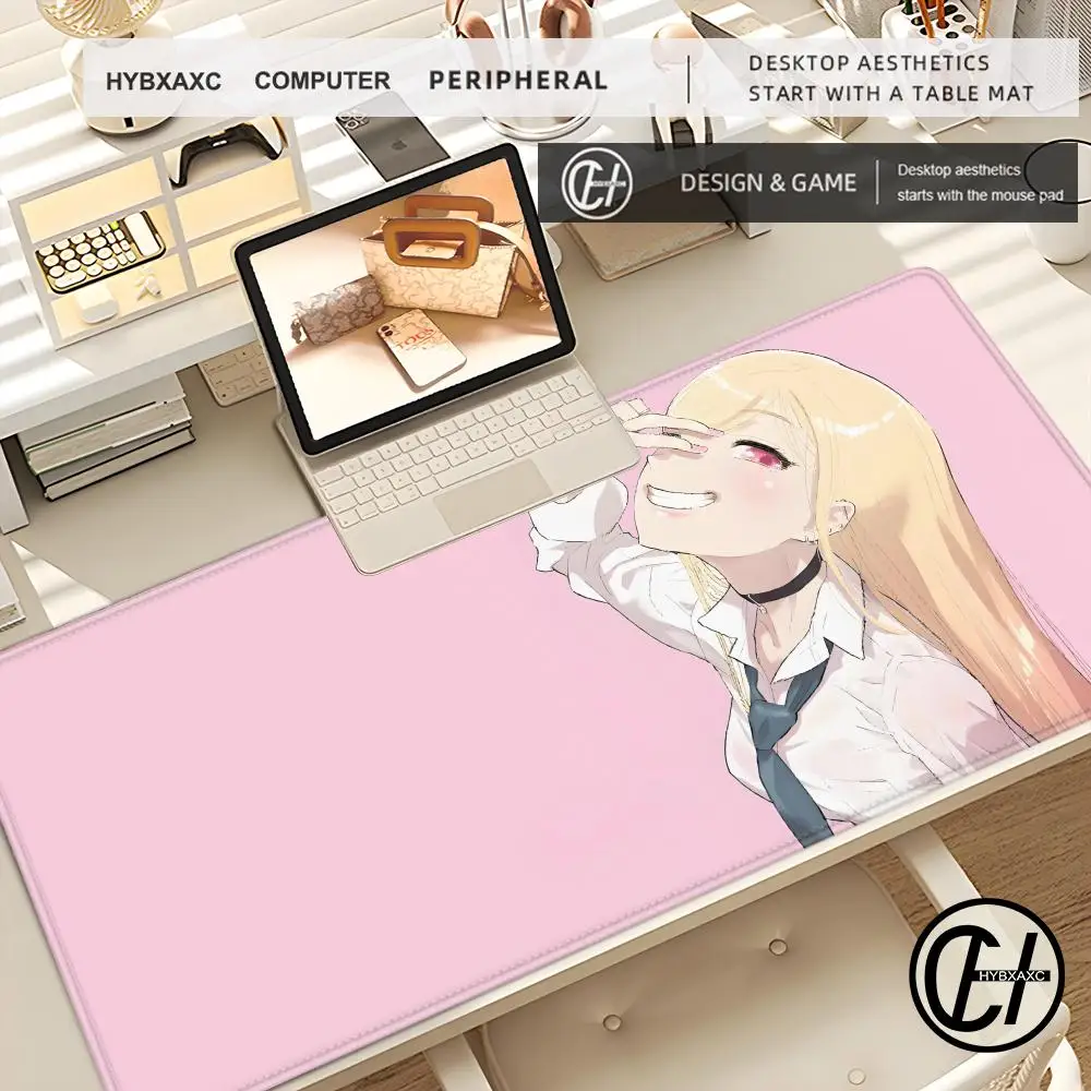 Kise-koi Mouse Pad Cute HD Desk Pad Extended Gaming Keyboard Mats Large 100x50cm XXL Gamer Mousepad