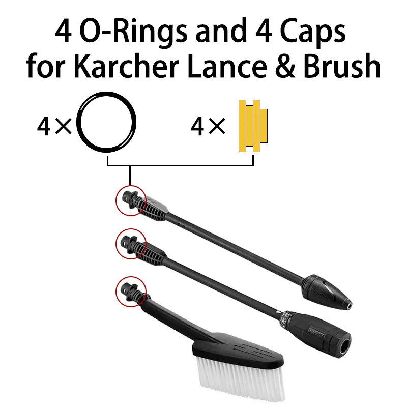 O-Ring für Kärcher K2 K3 K4 K5 K6 K7 Reinigungslanze Schlauchdüse Ersatzteile Gummi-Dichtungsring Ersatz für 2.640-729.0 – Detail 3
