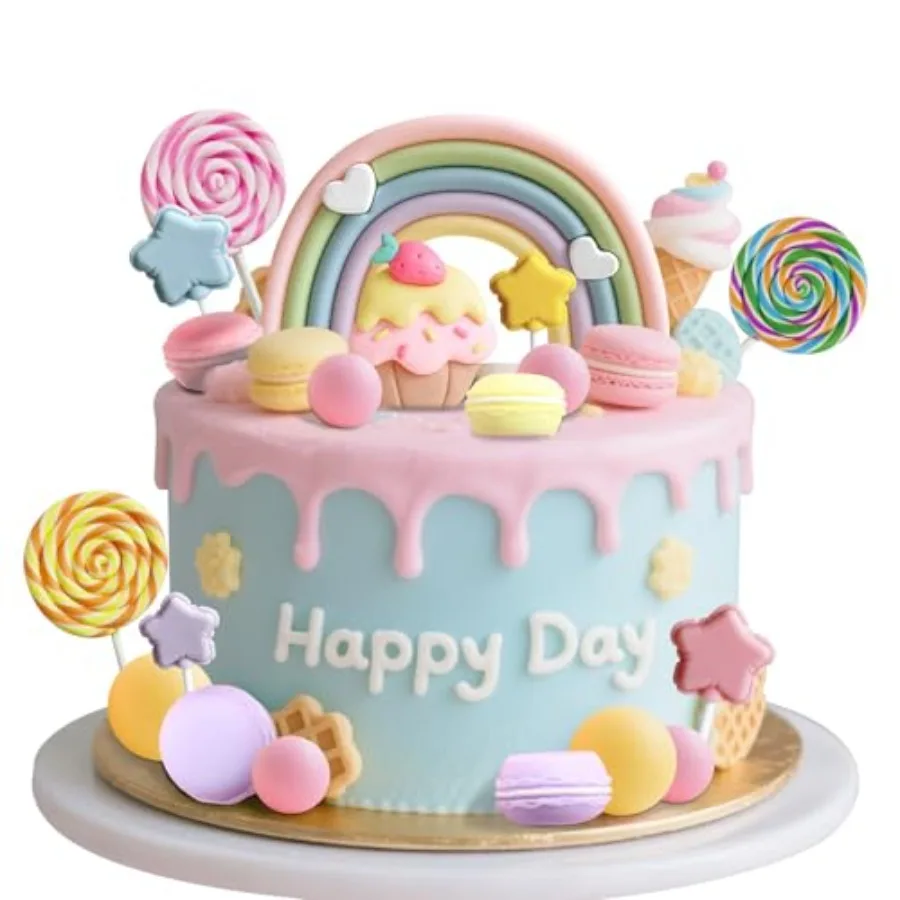 

Топперы для кексов Candyland Топпер для конфетного торта Sweet One Топпер для торта