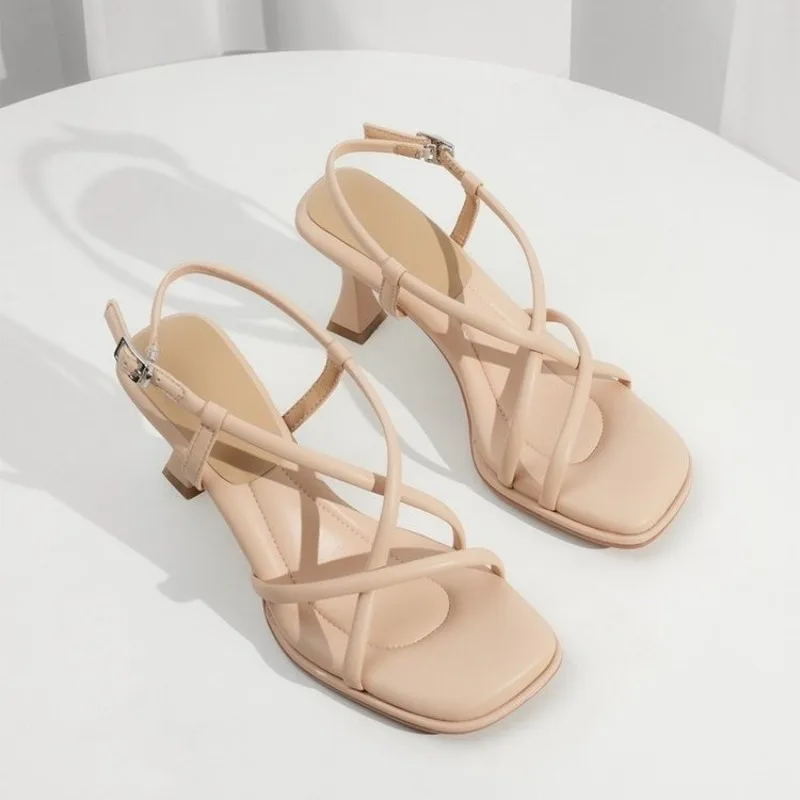 2026 Summer New Simple Square  – Women Shoes Zara recenzja i cena