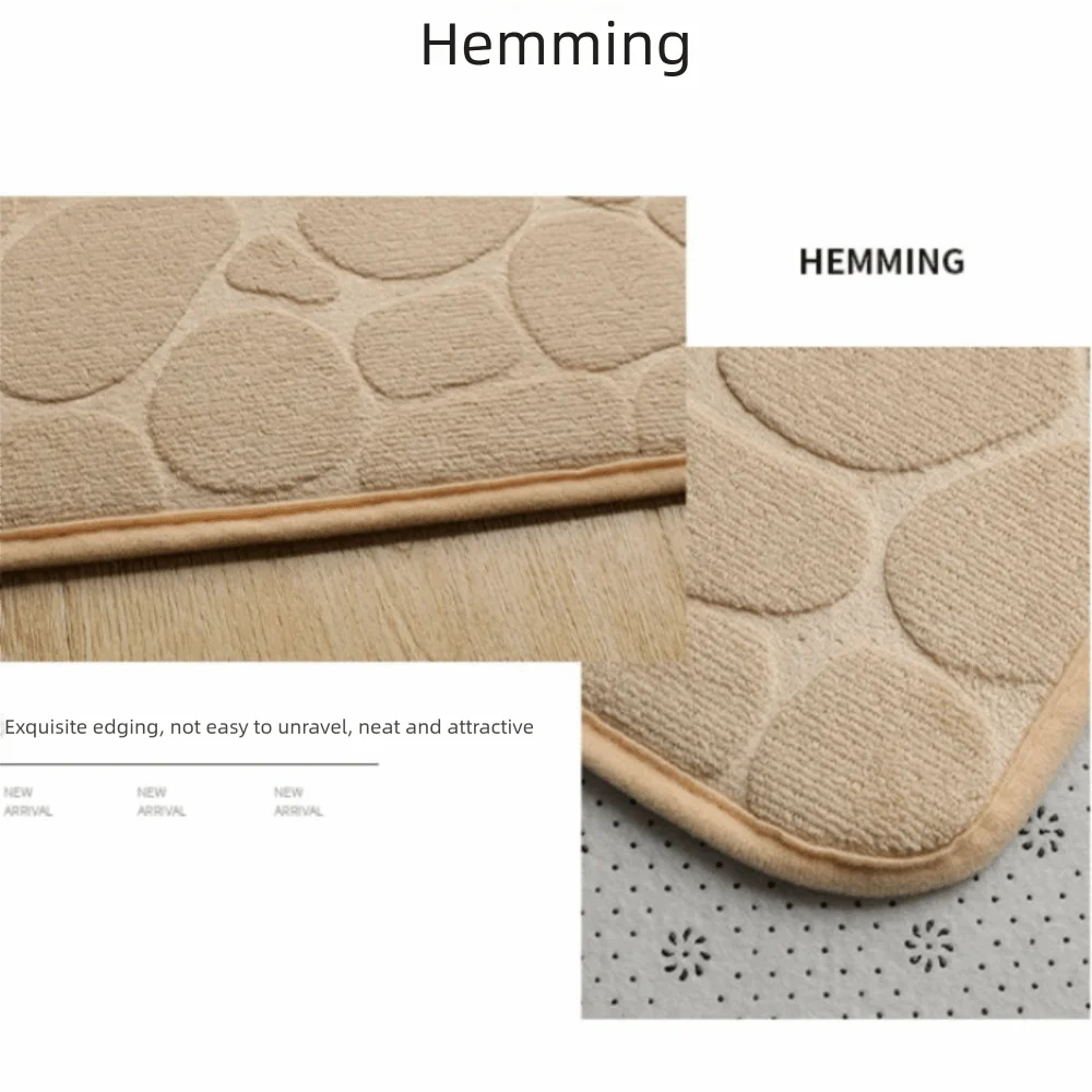 

Новый коврик для ванной 40*60 см, мягкий сухой коврик из пены с эффектом памяти, полосатый коралловый бархат, супервпитывающий коврик для ванной комнаты, пол в ванную комнату