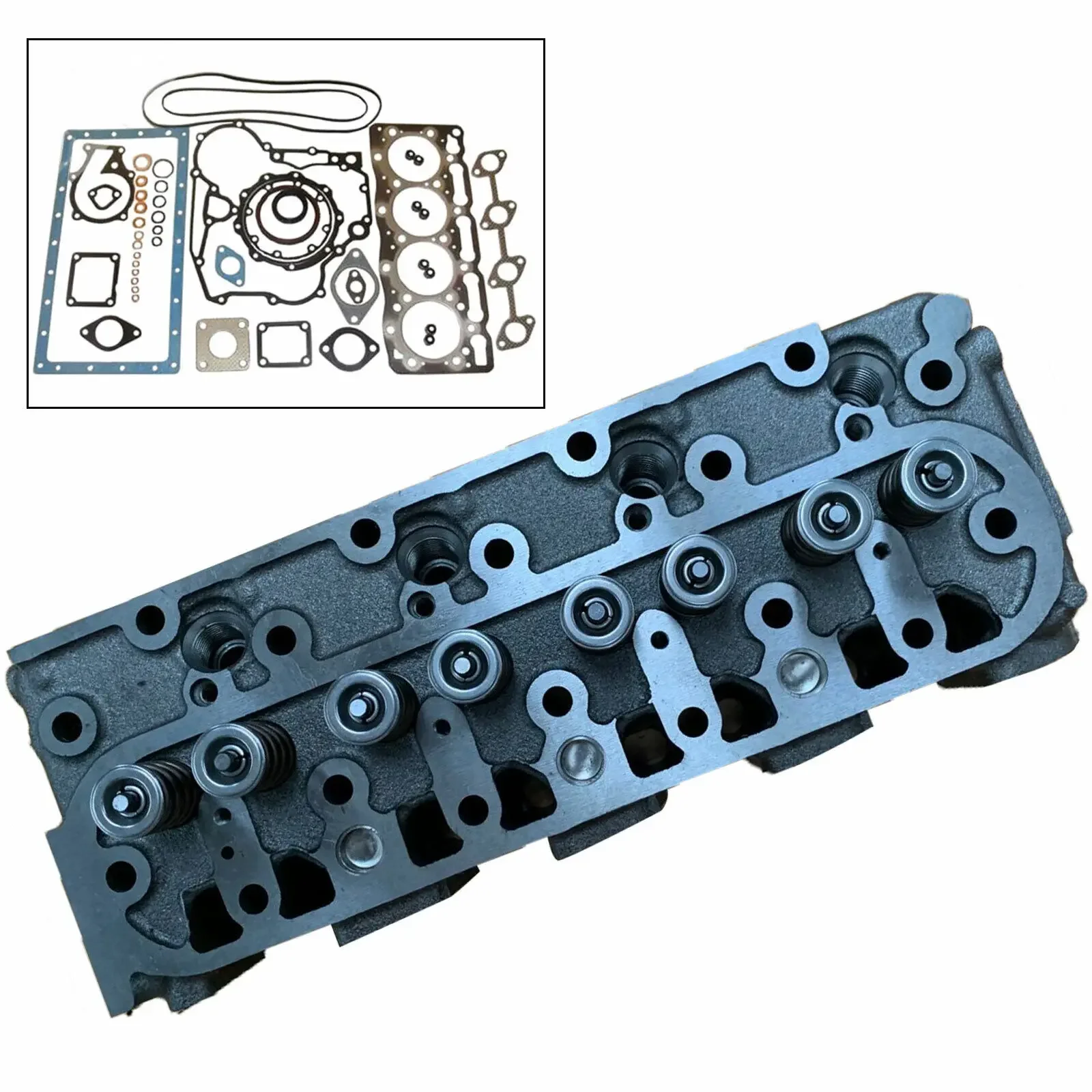 New Complete Cylinder Head Full Gasket Kit Set for Kubota V1505 V1505D Engine