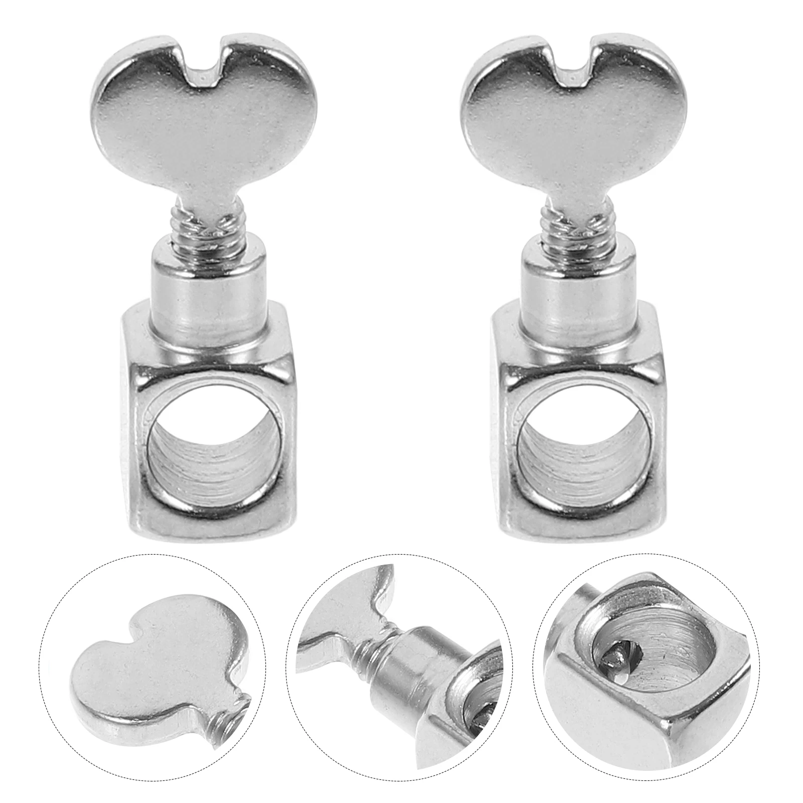 2pcs Machine Needle Clamp Metal Needle Clip For Household Sewing Machine Heavy Duty Replacement Parts Sewing Tools