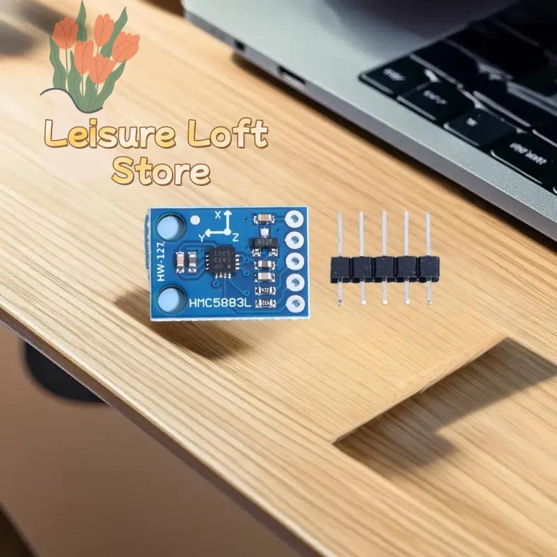 GY-273 QMC5883L Three-axis Magnetic Field Sensor 3V-5V Electronic Compass Magnetometer Sensor Module For