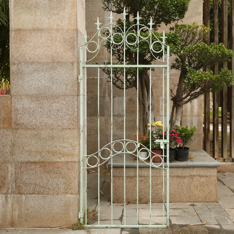 

Foreign order thickened garden wrought iron vine climbing frame retro and old craftsmanship garden flower stand floor insert fen