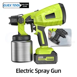 Cordless Electric Spray Gun 980W Household Small Lithium Electric spray Spray Can 50（ml/s） High Power Electric Paint Sprayer