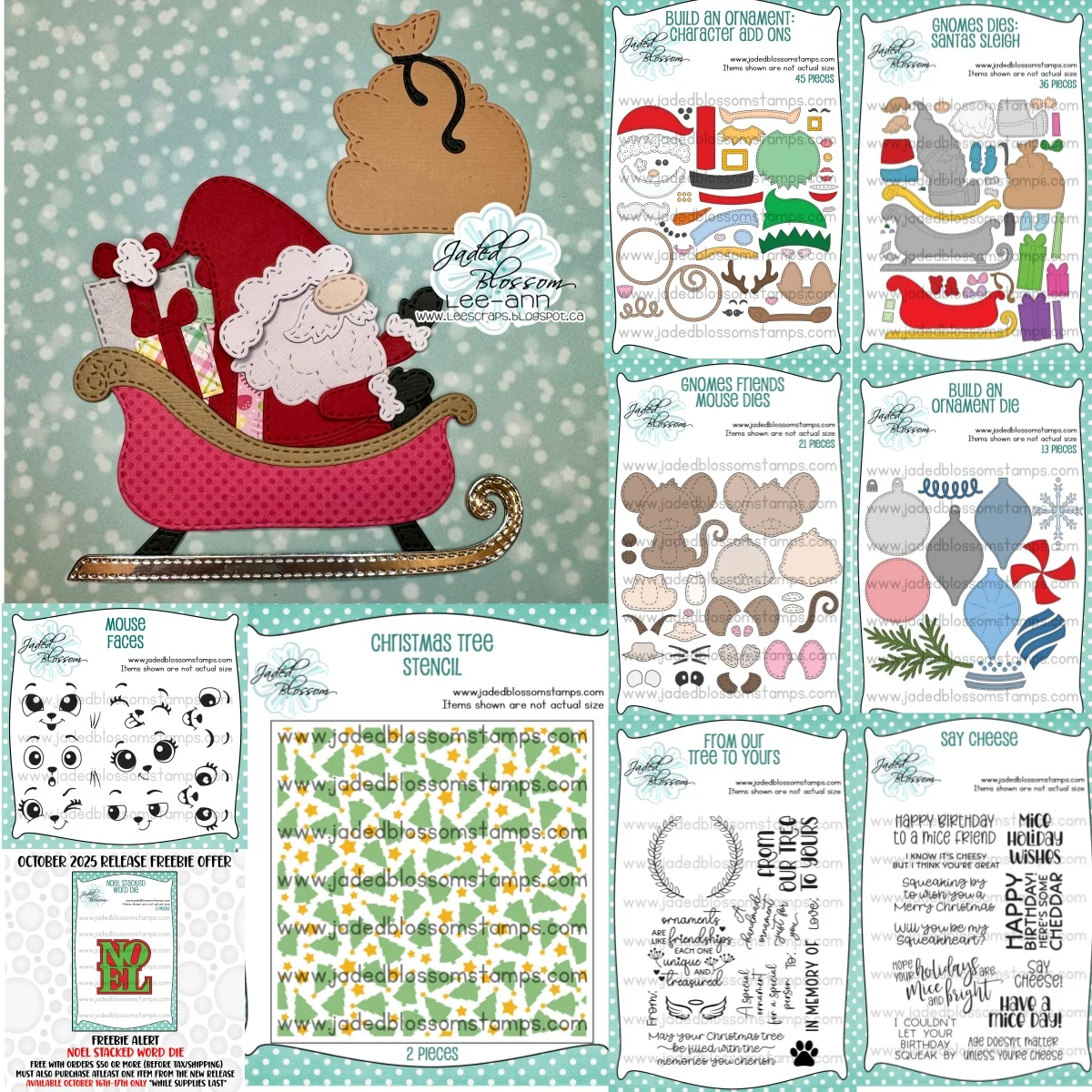 2025 New Mouse Christmas Santa Claus Snowflake Elk Metal Cutting Dies Clear Stamps for DIY Scrapbook Embossed Make Paper Card