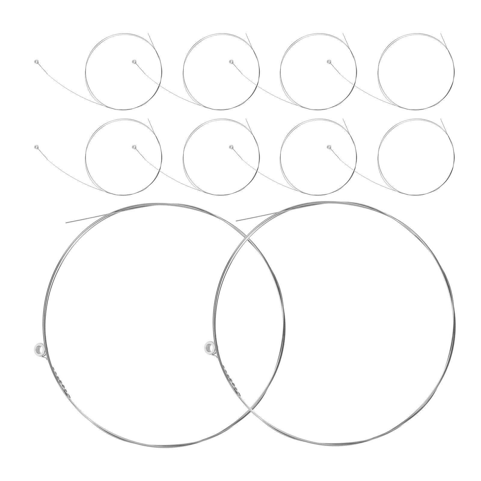 

10pcs Replacement For Acoustic Single Steel B Strings Clear Tone Stable Tuning Durable Performance Guitar String Repair Steel