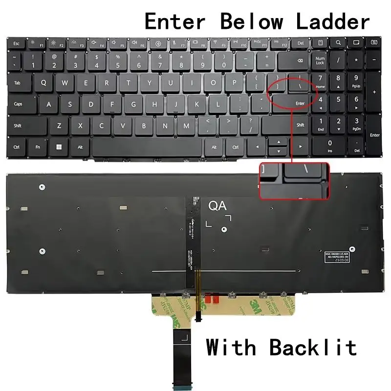Keyboard for HUAWEI Matebook D16 D14 RLEF-16 RLEFG-16 MCLF-16 MCLF-08 MCLG-16 MCLF-X MCLEF-X MCLG-X Notebook can't fit US Layout