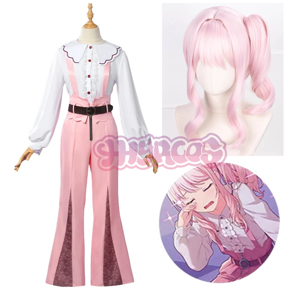 Akiyama Mizuki Cosplay Game Projecctt Sekaii CColorful SStage! feat Cosplay Costume Amia Mzk Daily Outfit Jumpsuit Wig Holloween