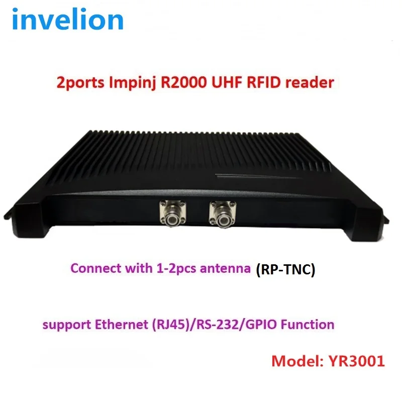 uhf rfid epc gen 2 parking access rfid reader gate multi-port impinj r2000 uhf reader anti-collision Ethernet