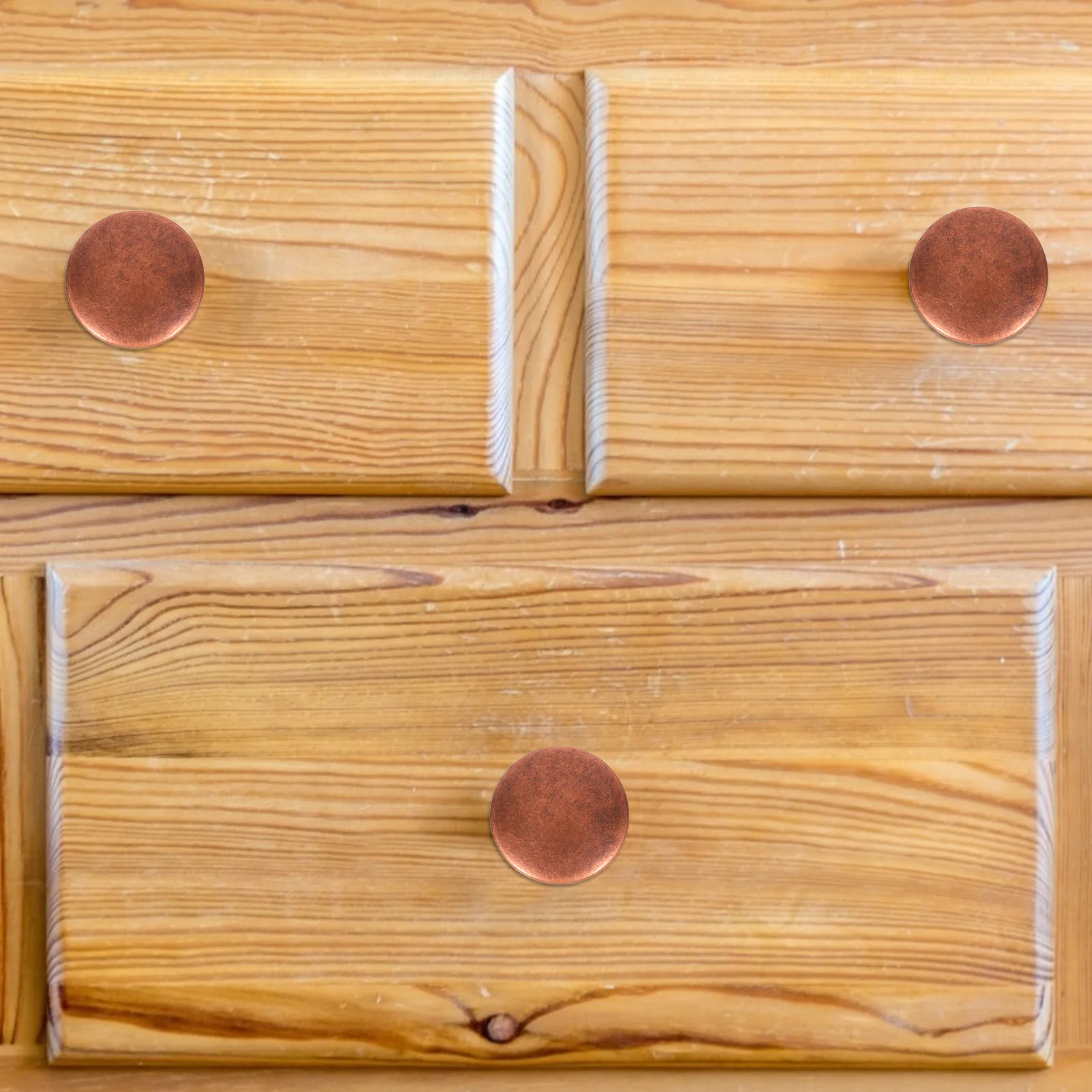 

10pcs Retro Style Cabinet Door Metal Pulls Single Hole Lightweight For Kitchen Wardrobe Dresser Closet Furniture Hardware Knobs