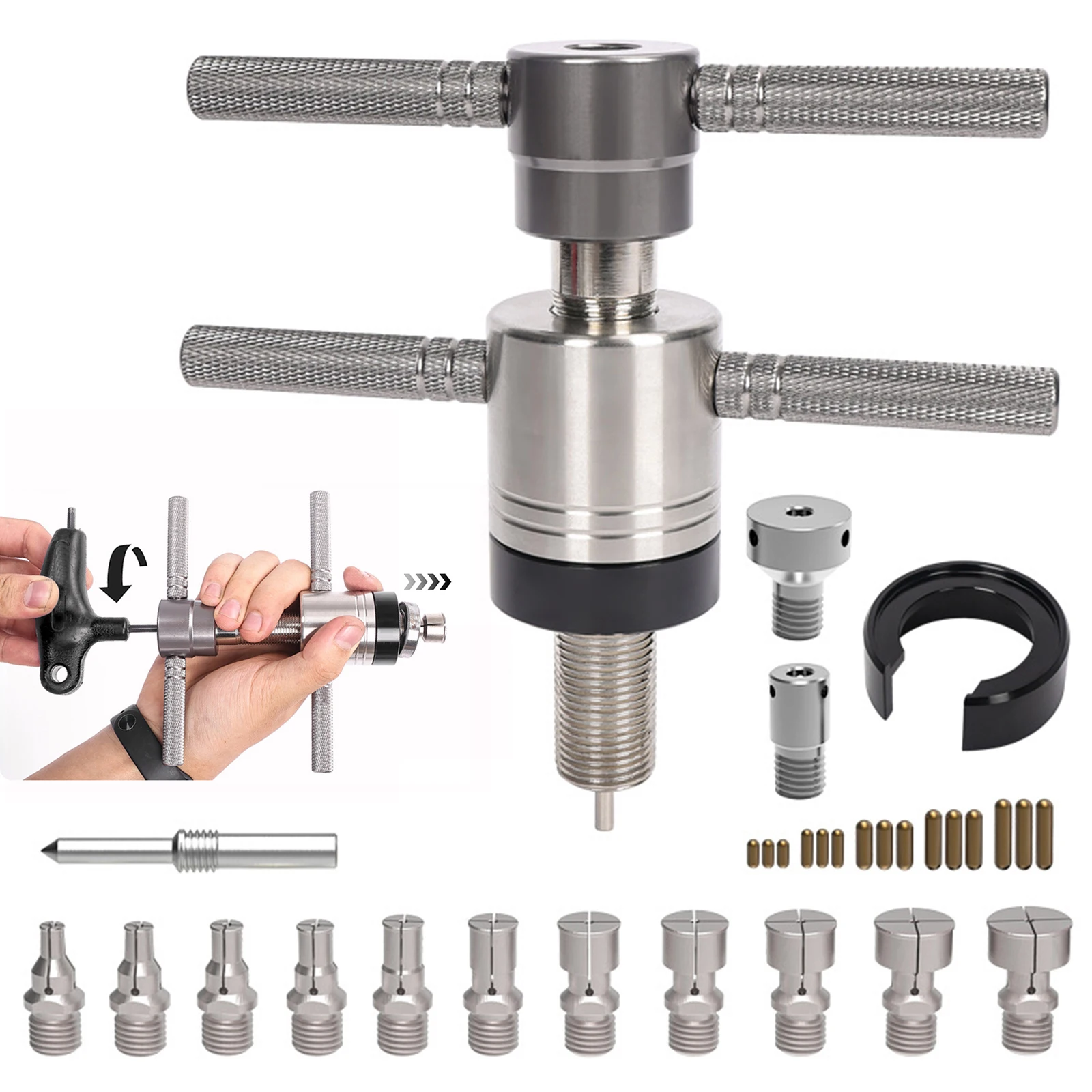 Bike Hub Bearing Repair Tool Tower Base Bearing Removal Puller for Bicycle Repair