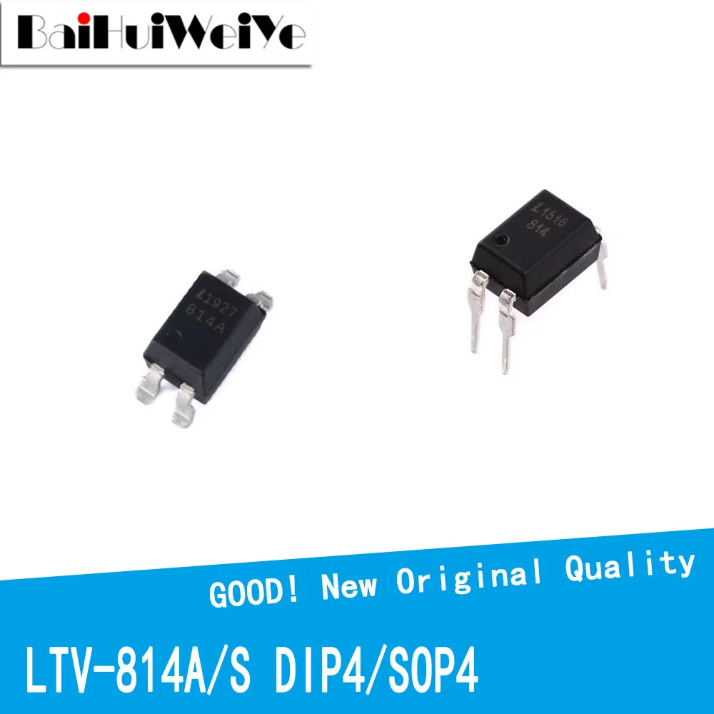 10PCS/LOT LTV-814 LTV814 LTV-814S LTV-814A DIP-4  Compatible Optocoupler PC814A EL814A SMD New Good Quality Chipset