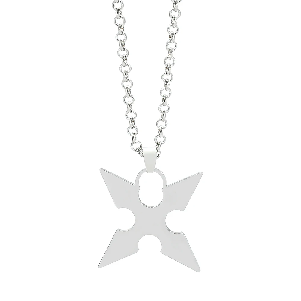 

Kingdom Hearts Necklace - Mirror Polished Anime Game Pendant for Women And Men Cosplay Jewelry Gift