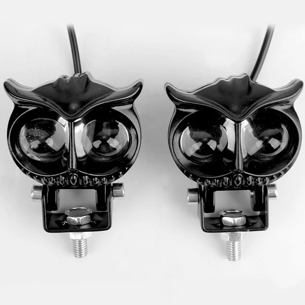 21 W Motorcycle Headlight Design Dual Color 4 Modes Auxiliary Spotlights Waterproof Motorbike Scooter Fog Lamp Running Lights image 4