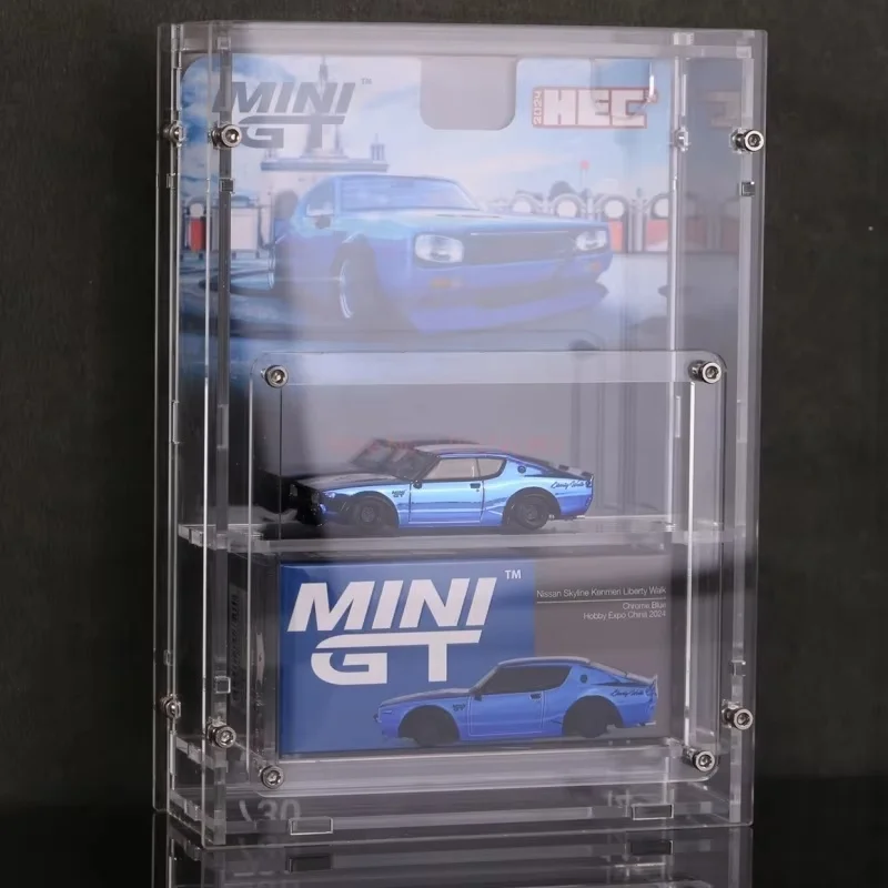 

No Car Hot Wheels Nft Aw Minigt Customized Acrylic Protective Shell Car Storage Box Display Case Vehicles Car Model Storage Case