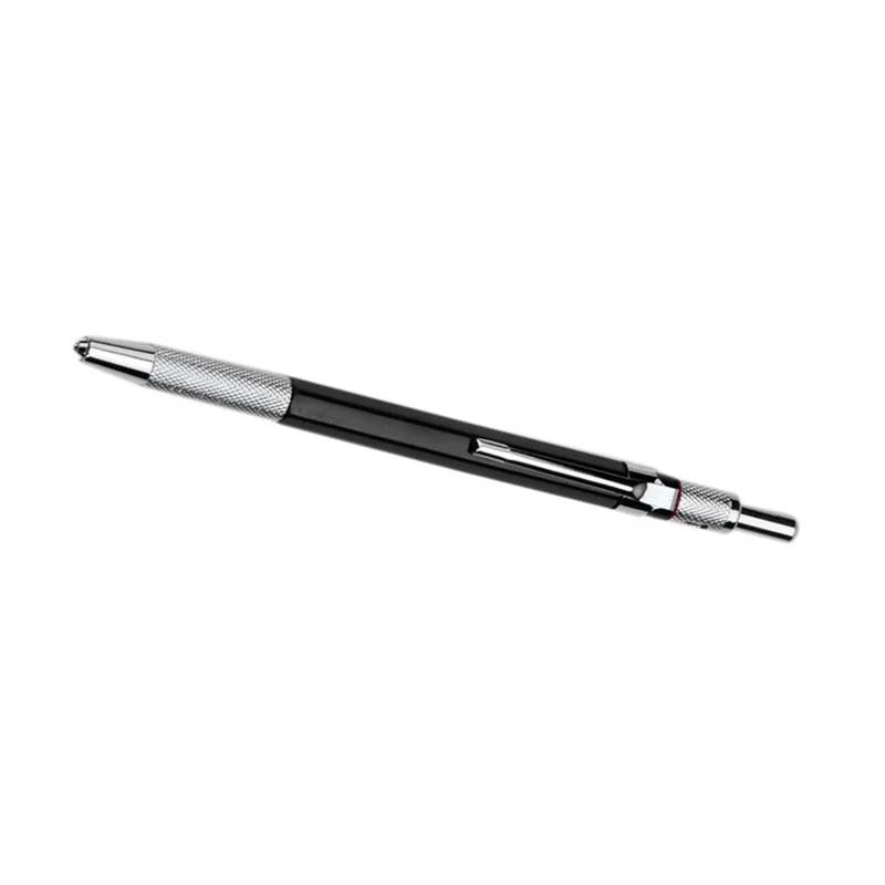 4 szt. Ołówków automatycznych 2.0 mm do rysowania, szkicowania, prac stolarskich i artystycznych z 48 wkładami - czarne