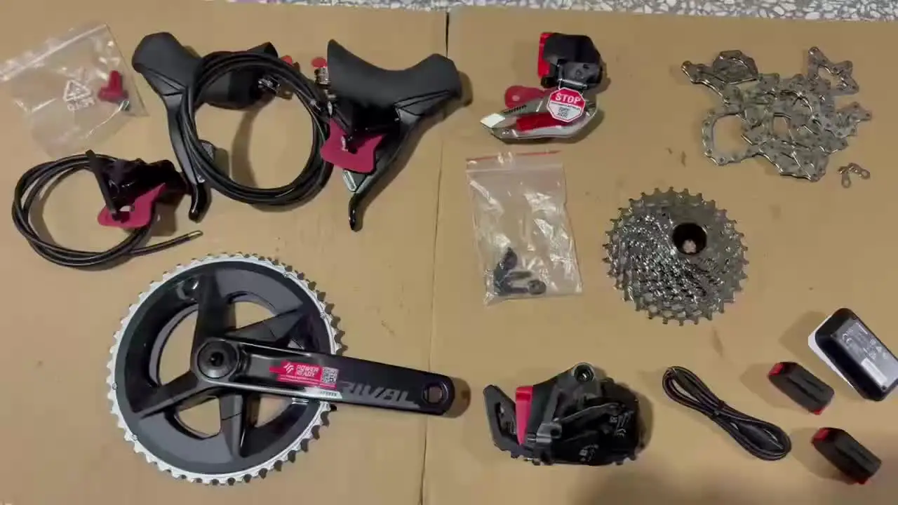 SRAM RIVAL AXS D1 Groupset D1 セット Sram RIVAL AXS D1 Groupset 2x12s 160MM 165MM 170MM 172.5MM 48-35T