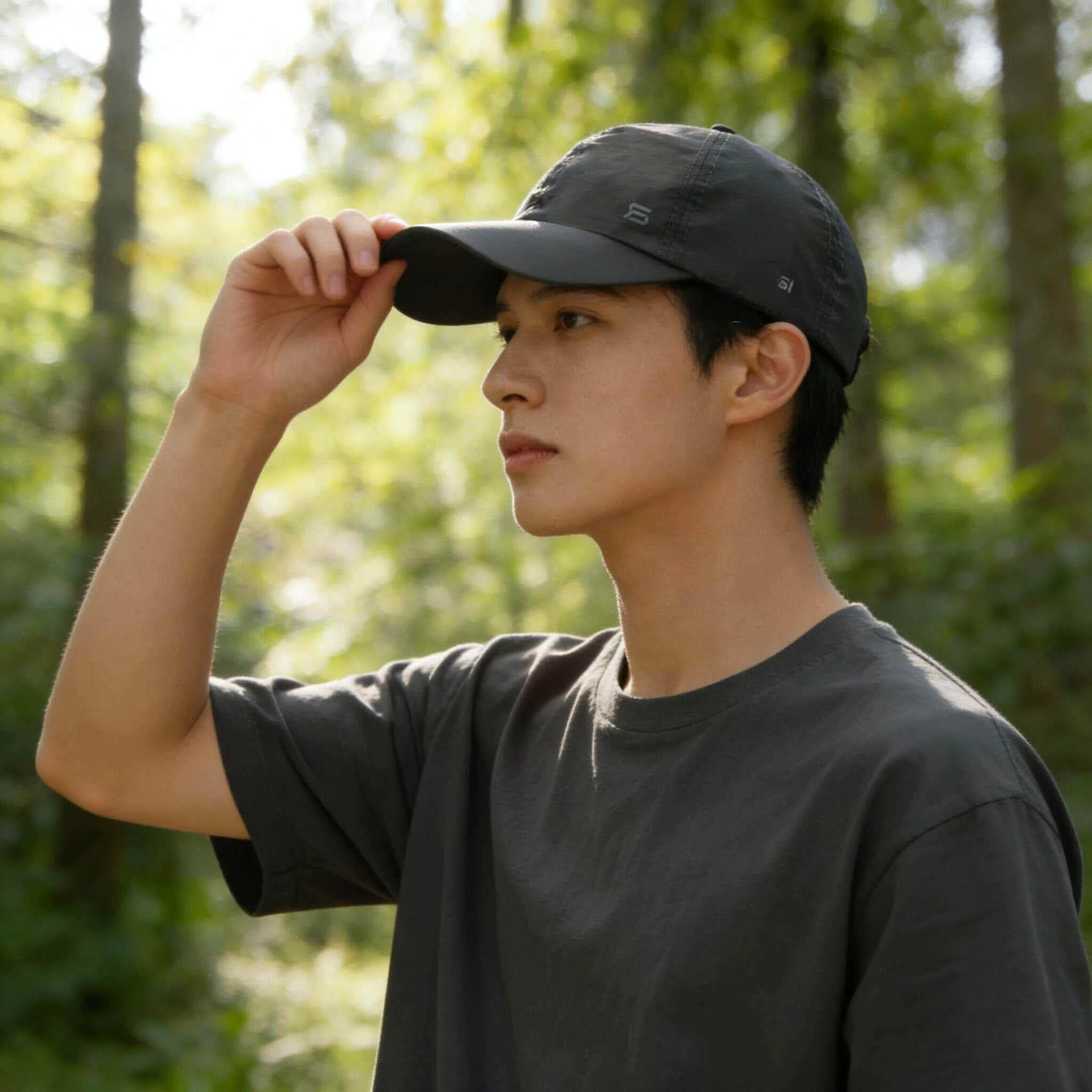 Men's Summer 2026 New Outdoor Sun Protection Baseball Cap Fishing Quick Dry Breathable Sunshade Rod Cap Casual Polyester Fiber