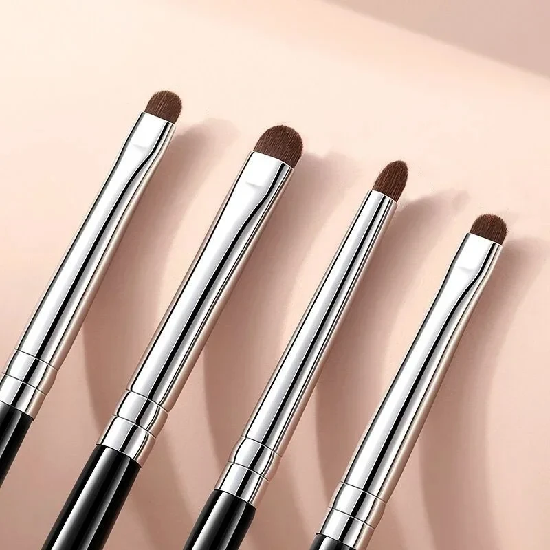 Small Angle Precise Detail Eyeshadow Brush Soft Horse Hair Eyelid Highlighter Lying Silkworm Makeup Brushes Eyes Make Up Tools