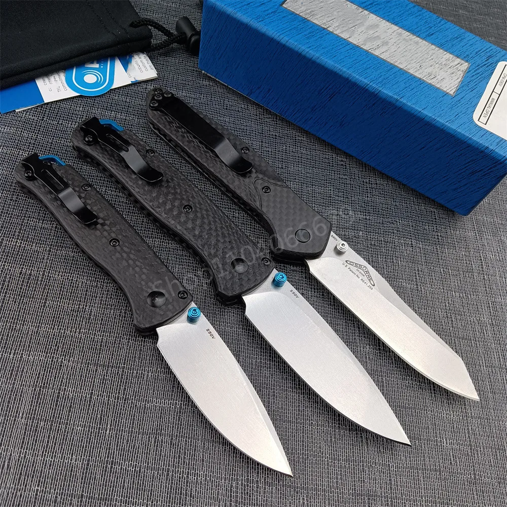 High Quality BM 533 535 940 Folding Pocket Knife S35V Steel Blade Carbon Fiber Handle Outdoor Hunting Camping EDC Tool Gift