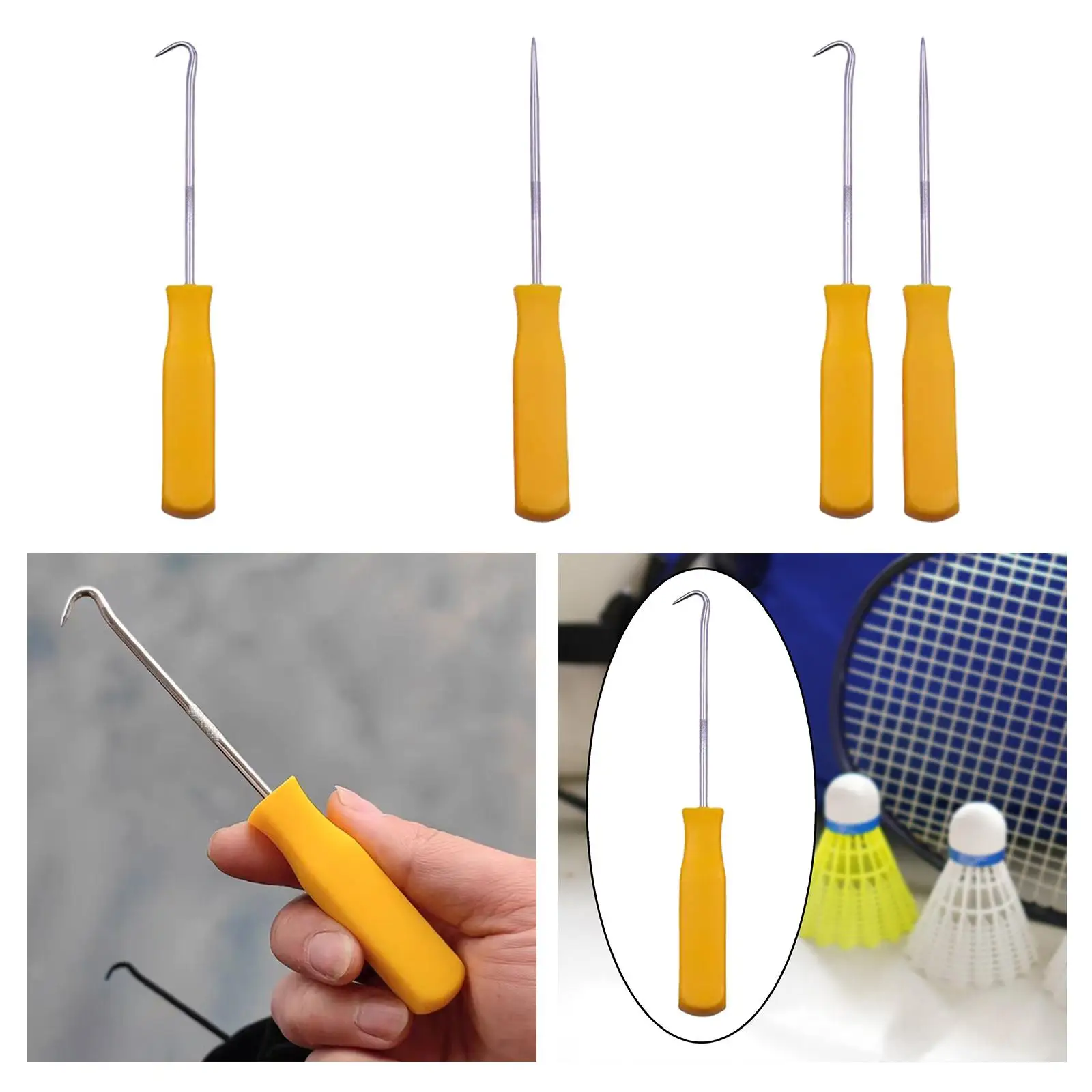 

Racket Stringing Tool Racquet Stringing Straight Awl Hand Tool Pull Wire Repair
