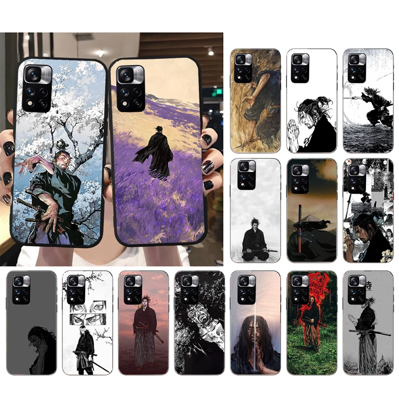 

Phone Case For Xiaomi Poco C71 15T 14T Pro Redmi note 15 14 14 13 Pro Redmi A5 15C 13C Vagabond Miyamoto Mushashi