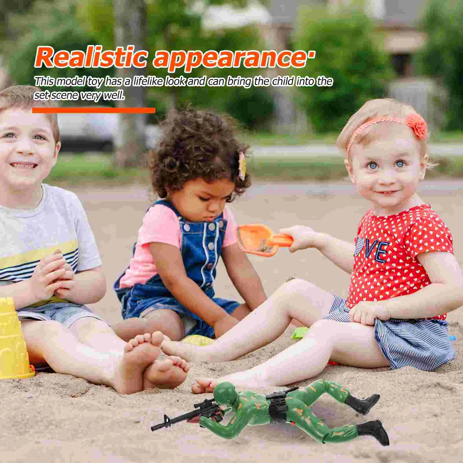 Creeper Figuur Kinderkamer Decor Speelgoed voor Peuters Speelgoed Soldaat Beeldjes Elektrische Actiefiguren Kruipen