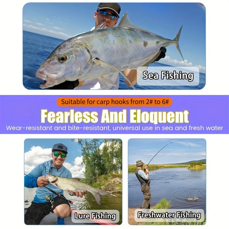 15 قطعة من أدوات صيد سمك الشبوط الاحترافية - قادة الفلوروكربون المضادة للتشابك بنسبة 100% مع يدور دوار لطريقة وصيد الأسماك المغذية