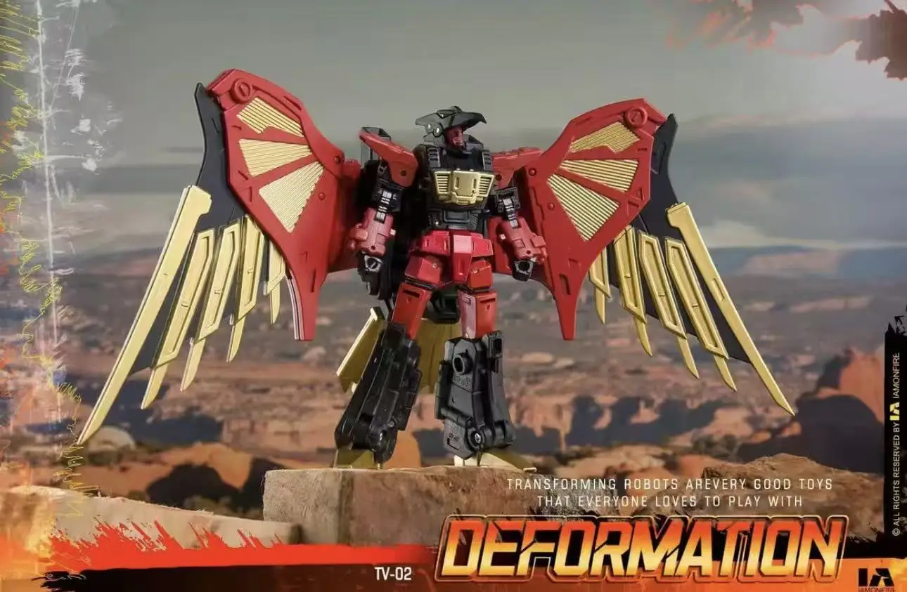 

【IN STOCK】Transformation TV-01 TV01 Predaking The Sharp Claws MINI Action Figure Robot