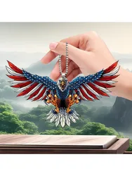 Acrylic Pendant Key Chain Car Interior Backpack Keychain Decorative Pendant Gift for Women Accessories Cute Bag Pendant