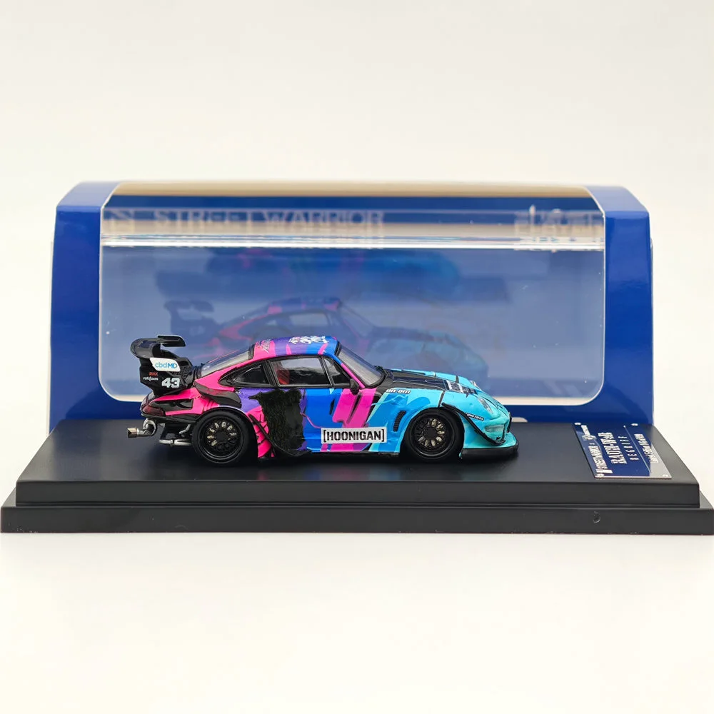 

1/64 STREET WARRIOR for 993 RWB Energy painting Hoonigan Diecast Models Car Miniature Auto Toys Limited Collection Gift