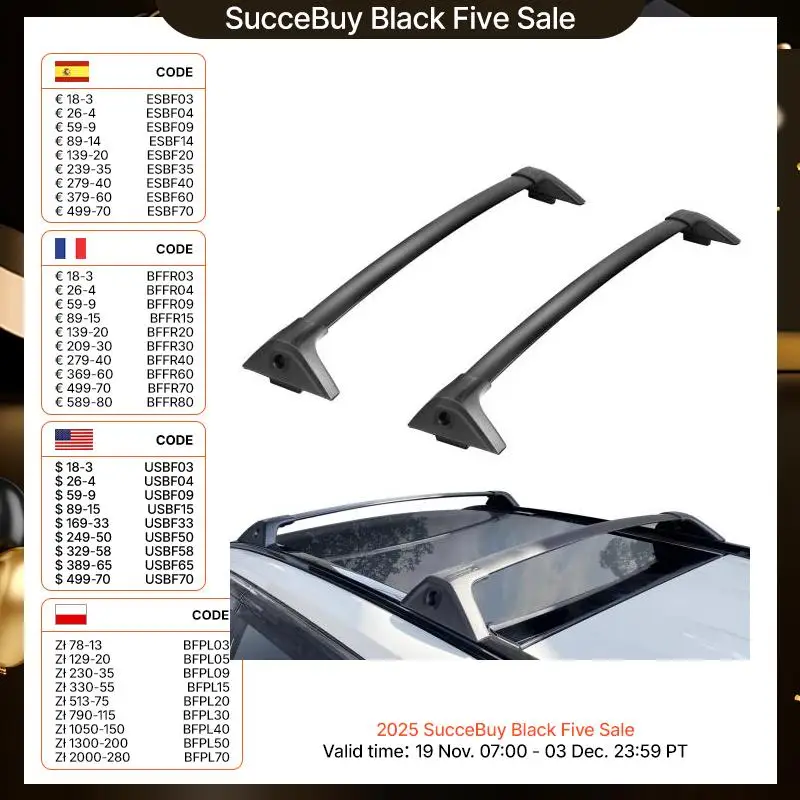 Barre de toit pour Toyota RAV4 2019-2023 Le choix pratique et fiable pour transporter vos équipements en toute sécurité