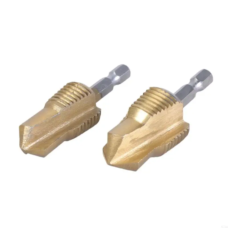 M7DA 2PCS Effiziente Rohrbohrer -Bohrer -Bits für DIY und professionelle Verwendung
