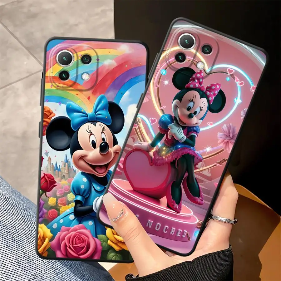 Disney Ctue Minnie Case for Xiaomi Mi 9 9T CC9Pro 13 10T 11T 14 Pro 10 11 13 Lite Soft Back Phone Cover