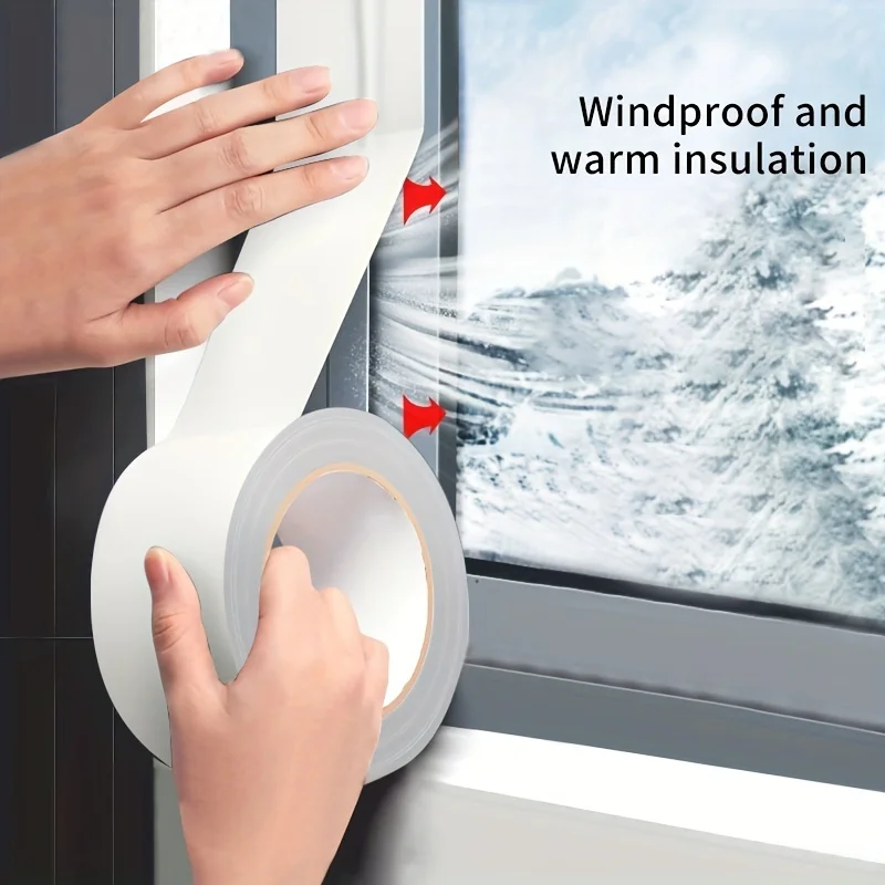 787.4 Inches * 1.9 Inches - Window Insulation Roll - Cold Weather Insulation Protection, No Adhesive Barrier, Easy Construction