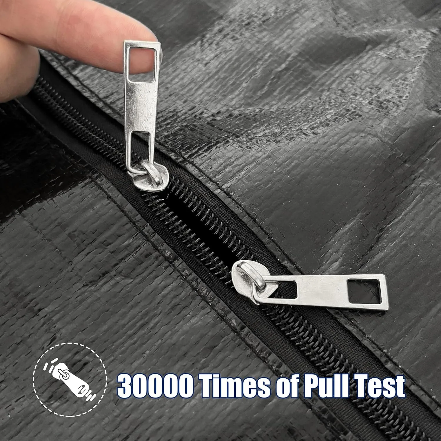 6 عبوات من الحقائب المتحركة الكبيرة جدًا مع سحابات قوية ومقابض للحمل، وحقيبة تخزين شديدة التحمل لتوفير المساحة #4