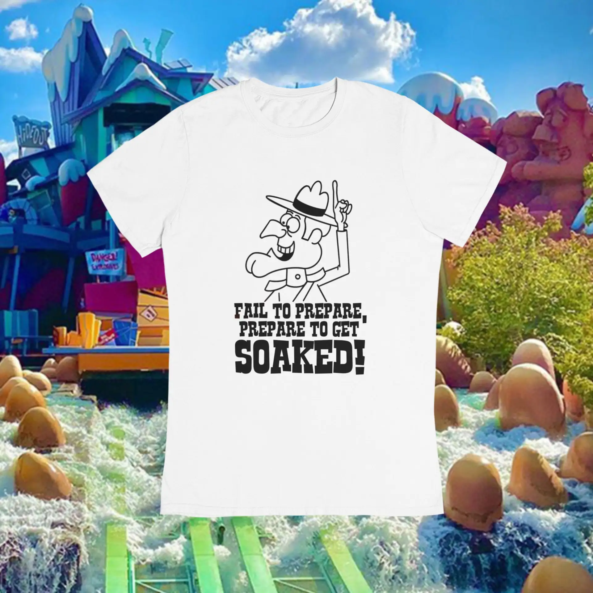 Dudley Do Right'S Ripsaw Falls Universal Islands Of Adventure T Shirt Studios Toon Lagoon Water Ride Orlando Vacation