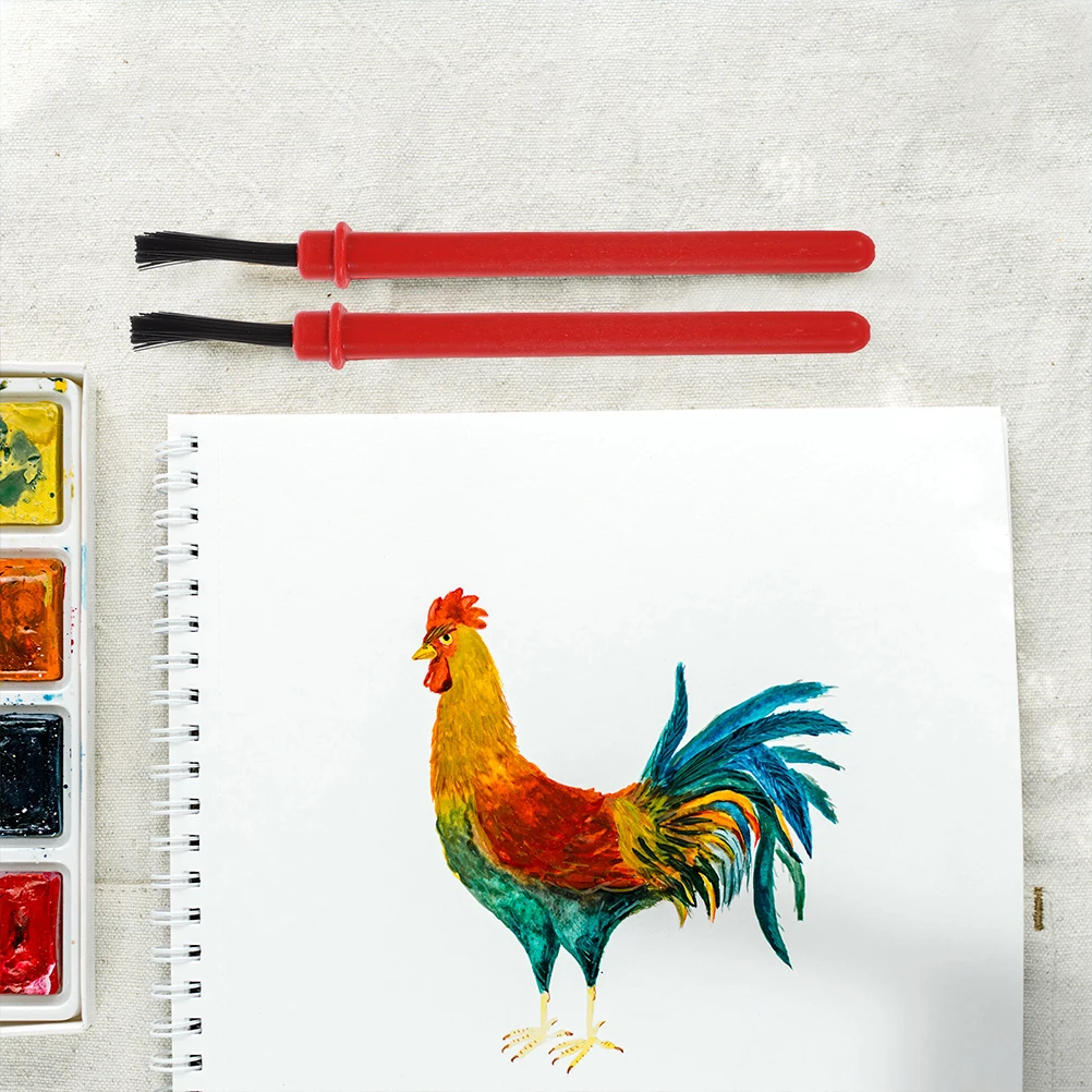 

50pcs Painting Brushes 6cm Art Brush Set for Kids Watercolor Gouache Acrylic Wall Painting Lightweight Compact Size