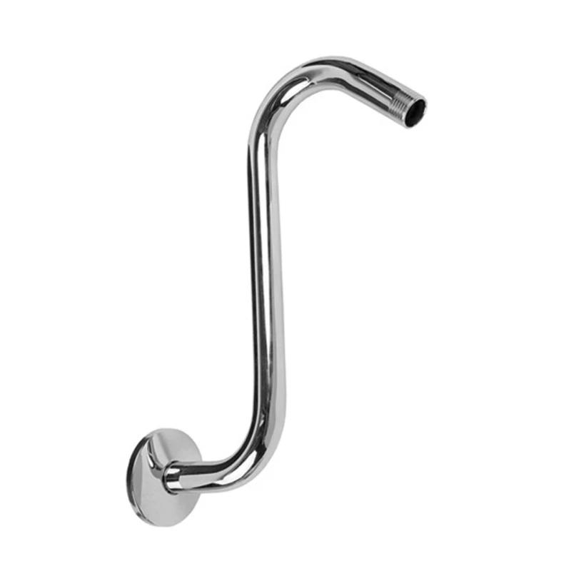 Portable Transform Your Shower with Risers Goosenecks Extension Arm in Chromed Includes Flanges Bathroom Daily Use