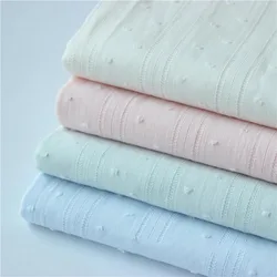 50cm*150cm Elegant Floral Lace Embroidery Cotton Fabric Material For Shirt Dress