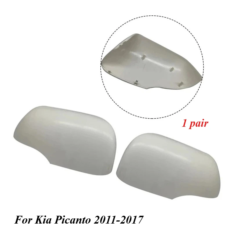 

For Kia Picanto 2011-2017 Rearview Mirror Cover Car Left Right Side Mirror Lower Cover Shell