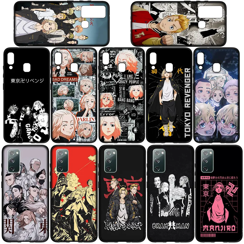 Tokyo Revengers Mikey Hinata Naoto Phone Cover Case for Xiaomi Redmi Note 10 12 Pro Max 10A 10C 12C 10X 10S 8T C Soft Casing