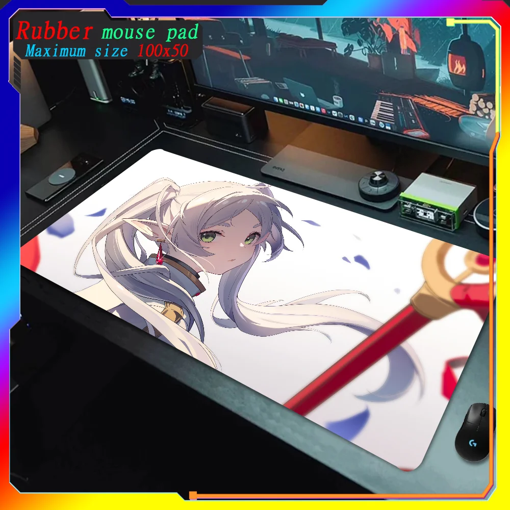 

Hot selling items HD printing Frieren Desktop Pad Large size Game Mouse pad Game Large Deak Mat Gift for Boys for oIverwatch Pad