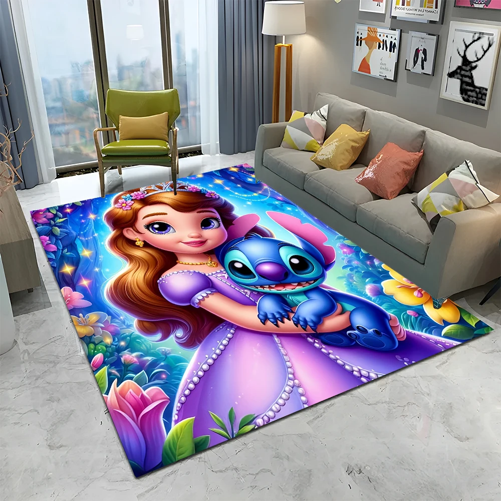 Leuke Lilo Stitch 2 Cartoon 29 Stijl Cadeau Gebied Tapijten voor Woonkamer Slaapkamer Bank Deurmat Decoratie, kind Antislip Vloermat