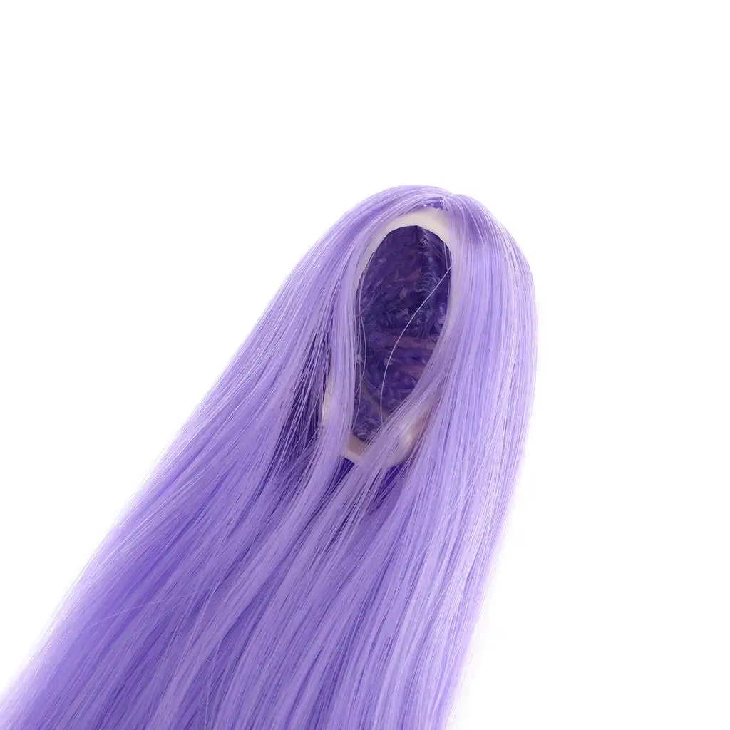 

1/6 Scale Straight Doll Hair Wig Polyester Accessory for 12inch Action Figures Female Head Sculpting Bjd Dolls Diy Supplies